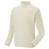 ヨネックス YONEX　メンズ ロゴ刺繍 ストレッチ 長袖 ハイネックシャツ GWF1593　2022年モデル ホワイト（011）
