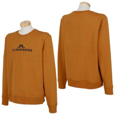 Jリンドバーグ J.LINDEBERG　メンズ ロゴプリント 裏起毛 ストレッチ 長袖 クルーネック プルオーバー 071-39910　2023年モデル 詳細3