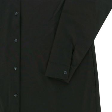 ナノ・ユニバース　レディース ロゴ刺繍 ストレッチ 長袖 前開きシャツ ワンピース 045-3224001　2023年モデル 詳細5