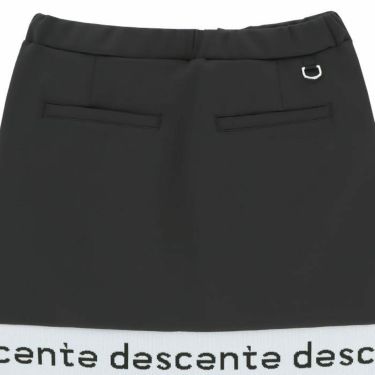 デサントゴルフ DESCENTE GOLF　レディース 防風 ロゴデザイン ストレッチ ダンボールニット ジャージ― スカート DGWWJE04　2023年モデル 詳細4