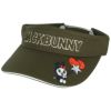 ジャックバニー JackBunny!!　ドラミちゃん ワンポイント サンバイザー 262-3287004 180 カーキ　2023年モデル カーキ（180）