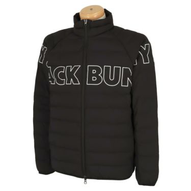 ジャックバニー Jack Bunny!!　メンズ アウトラインロゴプリント 中綿 ストレッチ 長袖 フルジップ ブルゾン 262-3220103　2023年モデル ブラック（010）