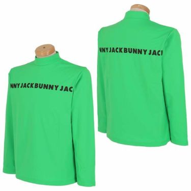 ジャックバニー Jack Bunny!!　メンズ 軽量 裏起毛 ロゴプリント ストレッチ 長袖 モックネックシャツ 262-3266117　2023年モデル 詳細2