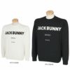 ジャックバニー Jack Bunny!!　メンズ ロゴジャガード 背面ライン 長袖 クルーネック セーター 262-3270033　2023年モデル