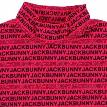 ジャックバニー Jack Bunny!!　レディース ロゴボーダー柄 裏微起毛 ストレッチ 長袖 ハイネックシャツ 263-3266120　2023年モデル 詳細3