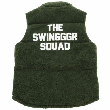 ザ スウィンガー THE SWINGGGR　メンズ シグネチャーロゴ シープボア 中綿入り 裏地付き 前開き ベスト 23AW-SWG-VT002　2023年モデル 詳細2