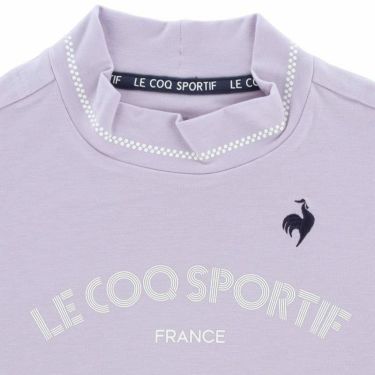 ルコック Le coq sportif　レディース ロゴプリント 裏起毛 ストレッチ 長袖 ハイネックシャツ QGWWJB07　2023年モデル 詳細3