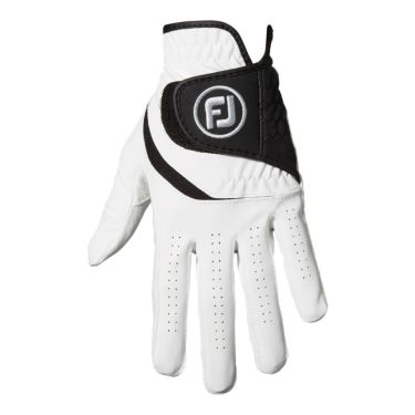 フットジョイ FootJoy　NANO LOCK ナノロックグリップ　メンズ ゴルフグローブ FGNG WT ホワイト/ブラック 詳細1