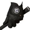 フットジョイ FootJoy　WeatherSof ウェザーソフ 2023年モデル　メンズ ゴルフグローブ FGWF BK ブラック