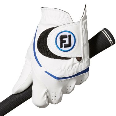フットジョイ FootJoy　WeatherSof ウェザーソフ 2023年モデル　メンズ ゴルフグローブ FGWF WB ホワイト/ブルー ホワイト/ブルー