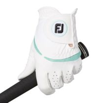 フットジョイ FootJoy　WeatherSof ウェザーソフ 2023年モデル　レディース ゴルフグローブ FGWFW WS ホワイト/シーグラス