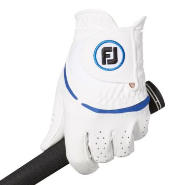 フットジョイ FootJoy　WeatherSof ウェザーソフ 2023年モデル　レディース ゴルフグローブ FGWFW WB ホワイト/ブルー ホワイト/ブルー