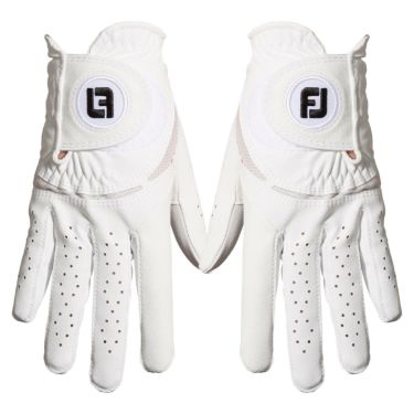 フットジョイ FootJoy　WeatherSof ウェザーソフ 2023年モデル　両手用 レディース ゴルフグローブ FGWFPR WT ホワイト ホワイト