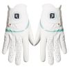 フットジョイ FootJoy　WeatherSof ウェザーソフ 2023年モデル　両手用 レディース ゴルフグローブ FGWFPR WS ホワイト/シーグラス ホワイト/シーグラス