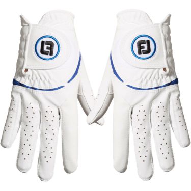 フットジョイ FootJoy　WeatherSof ウェザーソフ 2023年モデル　両手用 レディース ゴルフグローブ FGWFPR WB ホワイト/ブルー ホワイト/ブルー