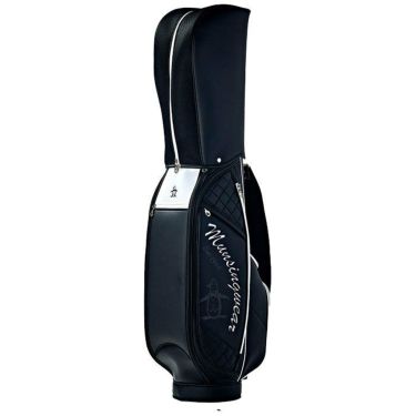 マンシングウェア Munsingwear　レディース ビッグロゴ 軽量 キャディバッグ MQCWJJ01 BK00 ブラック　2023年モデル 詳細3