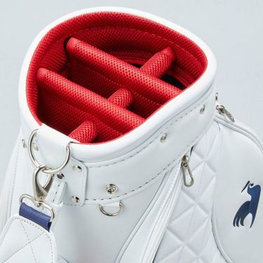 ルコック Le coq sportif　レディース キルティングデザイン 軽量 キャディバッグ QQCWJJ03 WH00 ホワイト 詳細3