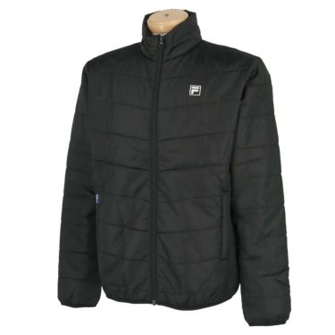 フィラ FILA　メンズ 撥水 UVカット 中綿 長袖 フルジップ ブルゾン 782-231　2022年モデル ブラック（BK）