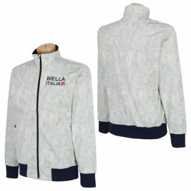 フィラ FILA　メンズ スプラッシュ柄 裏フリース ボンディング 長袖 フルジップ ブルゾン 782-232　2022年モデル 詳細2