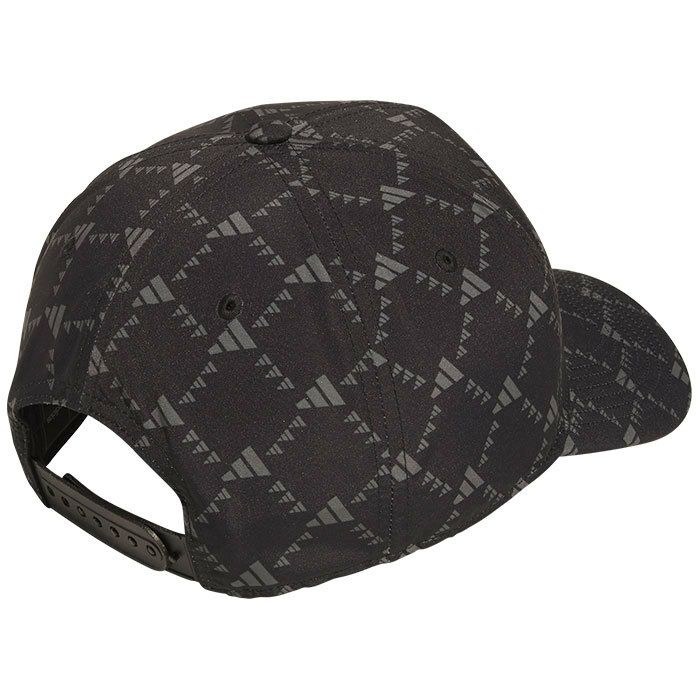 アディダス adidas　メンズ ロゴデザイン モノグラムプリント キャップ DKL35 II2786 ブラック　2023年モデル 詳細1
