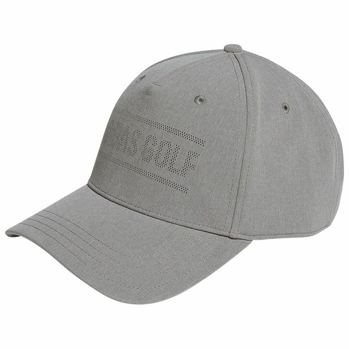 アディダス adidas　メンズ 撥水 ドットロゴ キャップ MKO75 IA2642 コアヘザー　2023年モデル コアヘザー（IA2642）