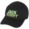 ジャックバニー Jack Bunny!!　グラデーションロゴ刺繍 キャップ 262-3287100 010 ブラック　2023年モデル ブラック（010）