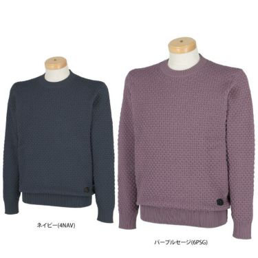 トラヴィスマシュー Travis Mathew　メンズ 軽量 ケーブル編み 長袖 クルーネック セーター 7AI026　2023年モデル 詳細1