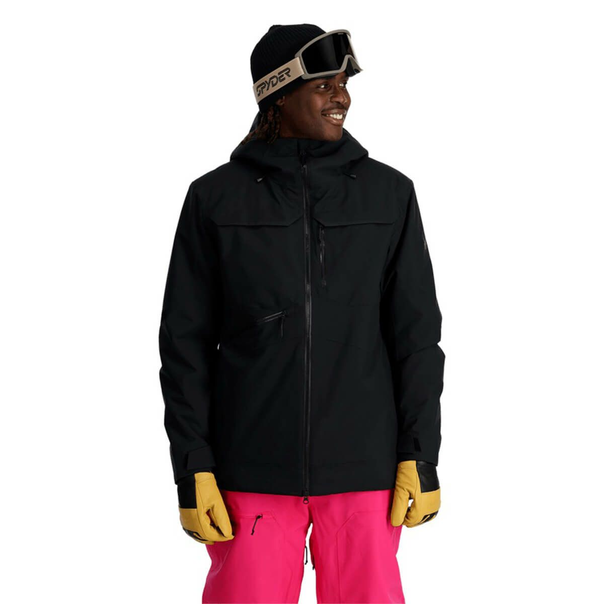 スパイダー SPYDER　スキーウェア アンセム ジャケット ANTHEM JACKET 38SA075326 2023-2024　ブラック