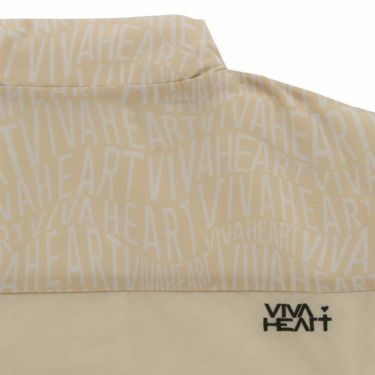 ビバハート VIVA HEART　メンズ 撥水 中綿 タイポグラフィ柄 柄切替 ストレッチ 長袖 フルジップ ブルゾン 011-59010　2023年モデル 詳細4