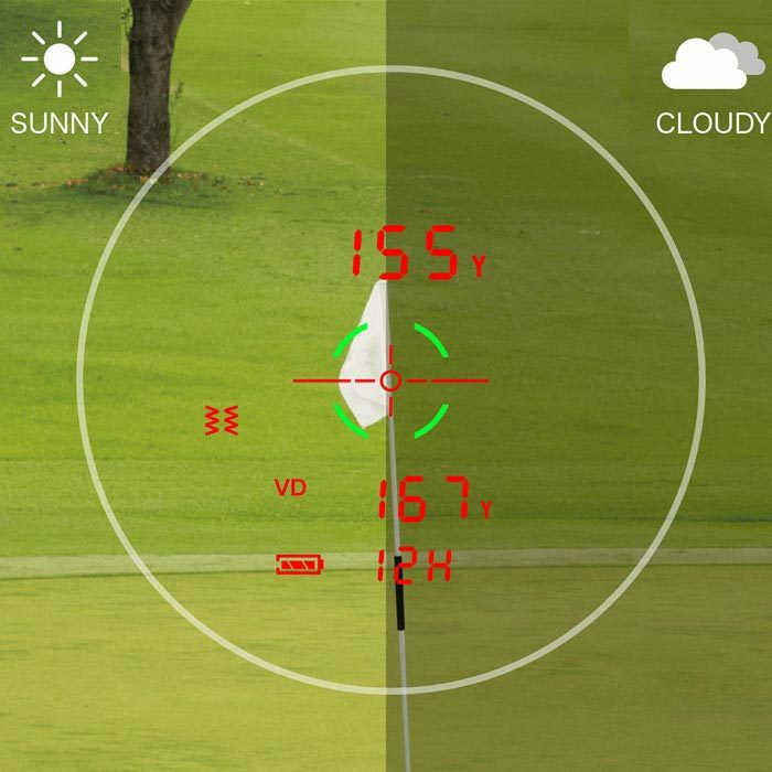 ショットナビ　レーザー距離計　Voice Laser GR Leo ボイス レーザー グリーン＆レッド レオ　ホワイト 詳細1
