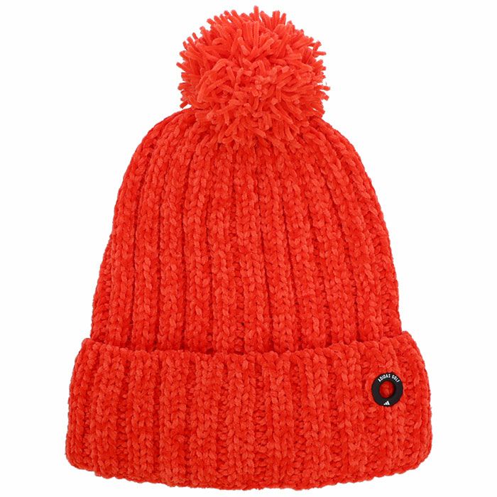 アディダス adidas　レディース ケーブルニット ビーニー DKL27 HY1630 ブライトレッド　2023年モデル ブライトレッド（HY1630）