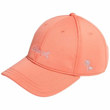 アディダス adidas　レディース ロゴ刺繍 パームツリーモチーフ キャップ MMS73 IA9648 ワンダークレイ　2023年モデル ワンダークレイ（IA9648）