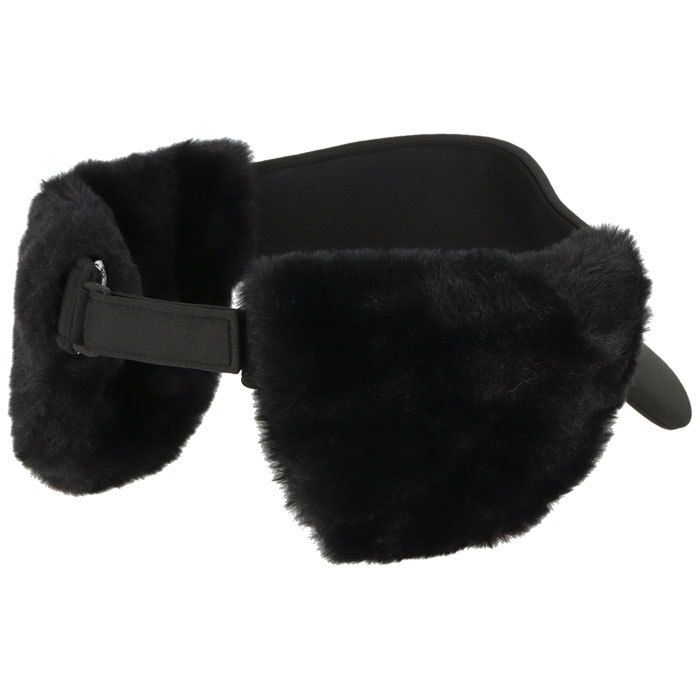 アディダス adidas　レディース スリーストライプス 耳当て付き サンバイザー MMS79 IB0446 ブラック　2023年モデル 詳細1