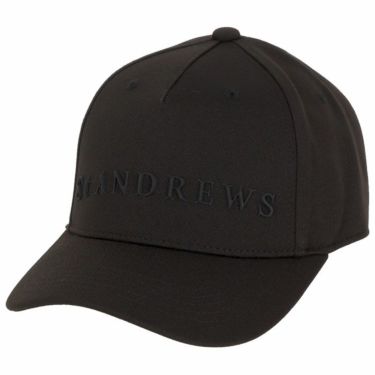 セントアンドリュース St ANDREWS　立体ロゴ ツイル キャップ 042-3287851 010 ブラック　2023年モデル ブラック（010）