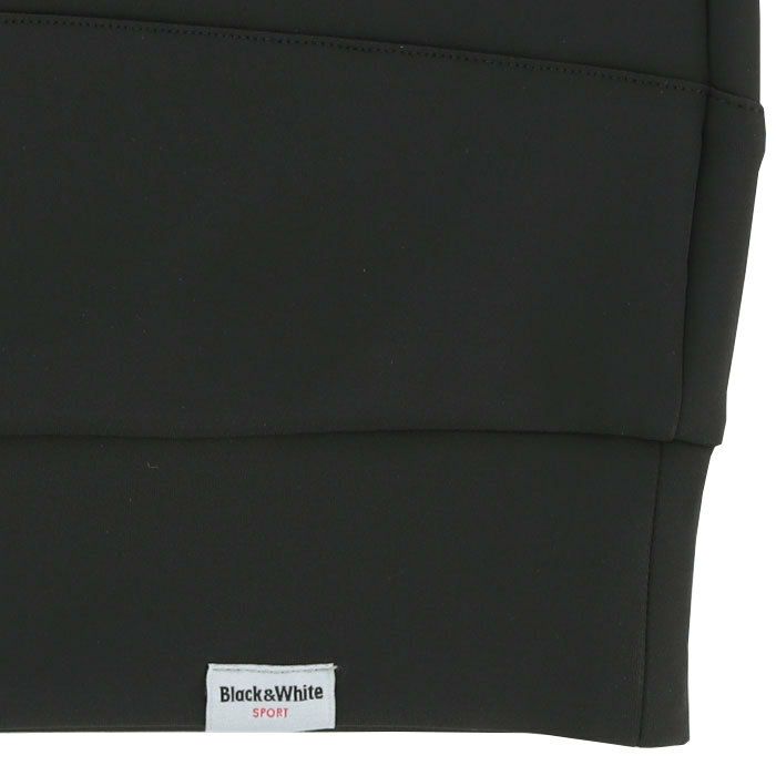 ブラック＆ホワイト Black＆White　ホワイトライン メンズ ロゴデザイン 生地切替 ストレッチ フルジップ ベスト BGF6403WD　2023年モデル 詳細6