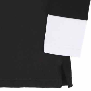 ブラック＆ホワイト Black＆White　ホワイトライン レディース ロゴデザイン グラデーション ストレッチ 長袖 ハイネックシャツ BLF9213WB　2023年モデル 詳細6