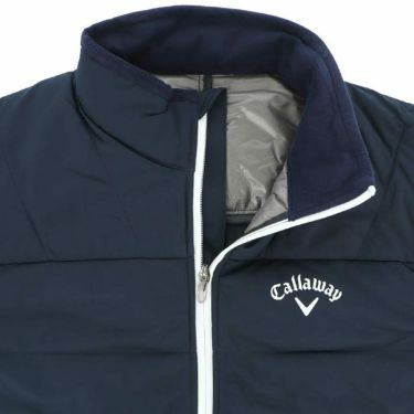 キャロウェイ Callaway　メンズ 撥水 防風 ロゴプリント スターストレッチeco 中綿入り 長袖 フルジップ ブルゾン C23215104　2023年モデル 詳細6