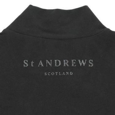 セントアンドリュース St ANDREWS　レディース ロゴプリント ベア天竺 ストレッチ 長袖 ハイネックシャツ 043-3266152　2023年モデル 詳細4