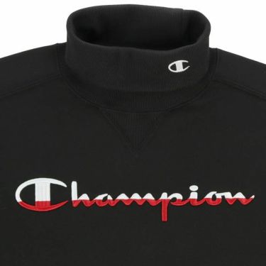 チャンピオンゴルフ ChampionGOLF　メンズ 立体刺繍ロゴ 裏起毛 ストレッチ 長袖 スウェット タートルネック プルオーバー C3-YG003　2023年モデル 詳細3
