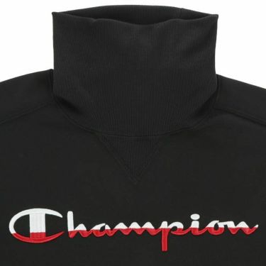 チャンピオンゴルフ ChampionGOLF　メンズ 立体刺繍ロゴ 裏起毛 ストレッチ 長袖 スウェット タートルネック プルオーバー C3-YG003　2023年モデル 詳細4