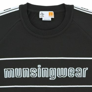 マンシングウェア Munsingwear　レディース ロゴジャカード 長袖 クルーネック セーター MEWWJL01　2023年モデル 詳細3