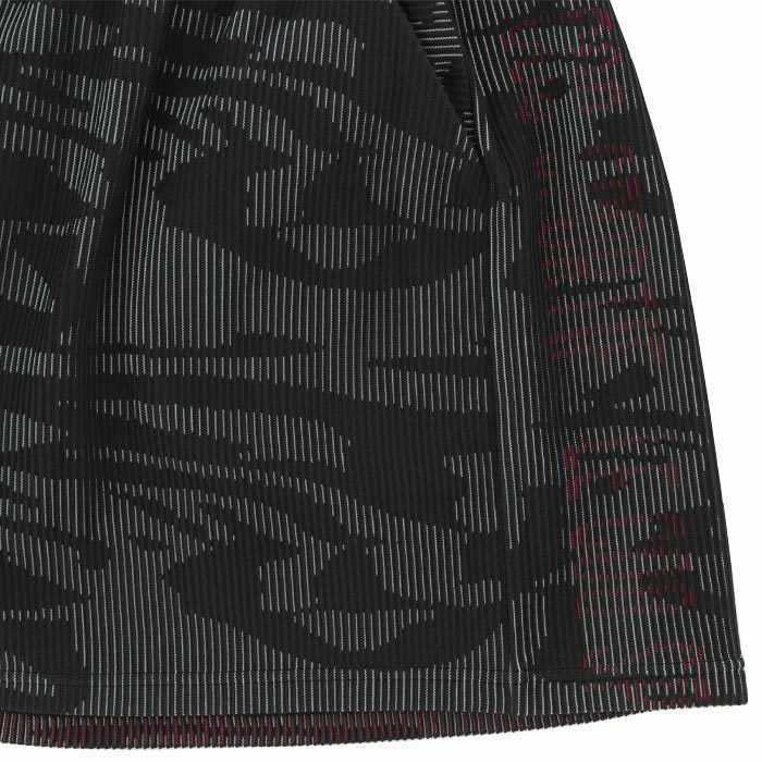 ルコック Le coq sportif　レディース RIJOUME ロゴ刺繍 総柄 3Dジャガード ニット スカート QGWWJE65　2023年モデル 詳細5