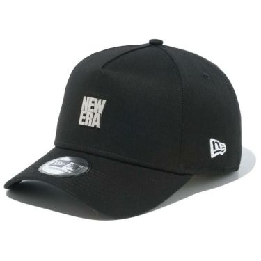 ニューエラ NEW ERA　キャップ 9FORTY A-Frame Metal Square Logo スクエアロゴ 13750989 ブラック×シルバー　2023年モデル ブラック×シルバー（13750989）