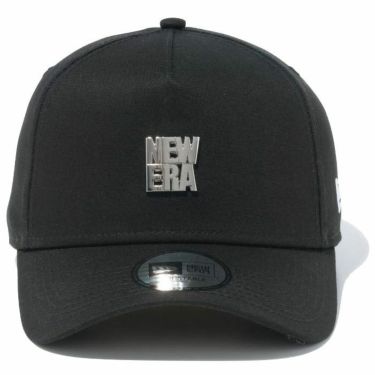 ニューエラ NEW ERA　キャップ 9FORTY A-Frame Metal Square Logo スクエアロゴ 13750989 ブラック×シルバー　2023年モデル 詳細1