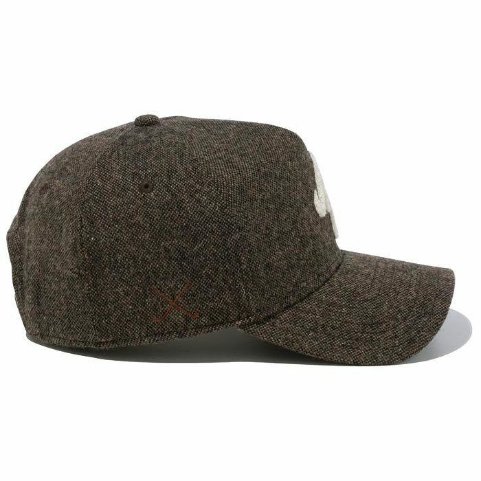 ニューエラ NEW ERA　キャップ 9FORTY A-Frame Nep Tweed ネップツイード 13762963 ブラウン　2023年モデル 詳細2