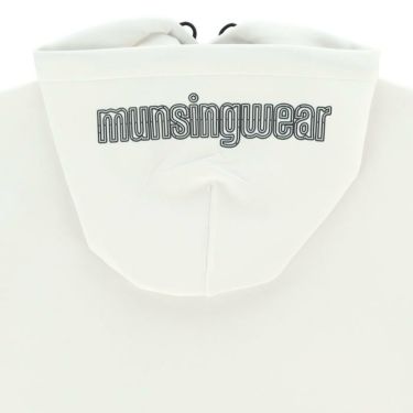 マンシングウェア Munsingwear　メンズ ロゴプリント ダンボールニット ストレッチ 長袖 プルオーバー フーディー MEMWJL51　2023年モデル 詳細3