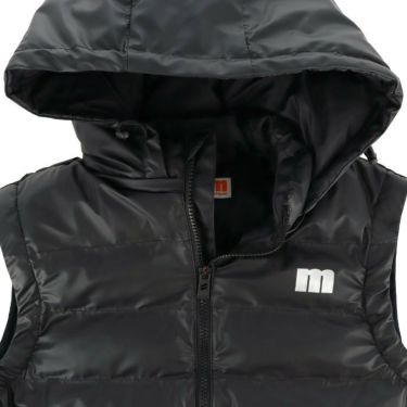 マンシングウェア Munsingwear　レディース 防風 ロゴプリント 生地切替 中綿入り 2WAY フルジップ ベスト MEWWJK50　2023年モデル 詳細3