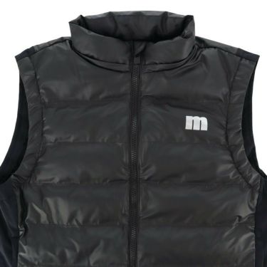 マンシングウェア Munsingwear　レディース 防風 ロゴプリント 生地切替 中綿入り 2WAY フルジップ ベスト MEWWJK50　2023年モデル 詳細6