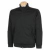 エドウィンゴルフ　保温 UVカット ストレッチドビー素材 長袖 フルジップ ジャケット EDG522 ブラック（75）