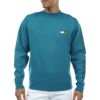 トミー ヒルフィガー ゴルフ　メンズ フラッグロゴ刺繍 スリーブロゴプリント 長袖 モックネック セーター THMA370　2023年モデル ターコイズブルー（37）